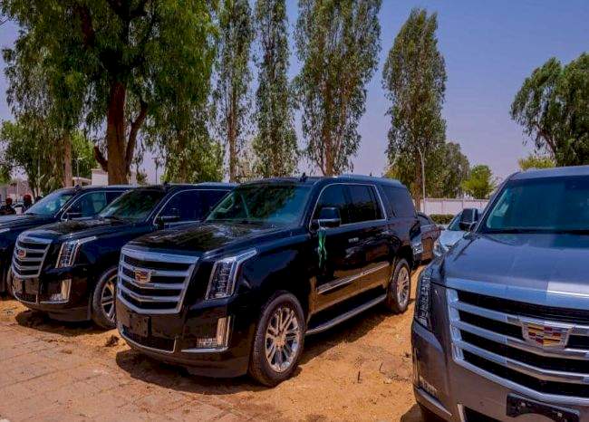 Governor Matawalle buys Cadillac, other luxury vehicles for 260 Zamfara traditional rulers (Photo)