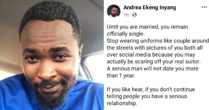 "A serious man will not date you for more than 1 year before marrying you" - Governor Ayade's aide tells ladies