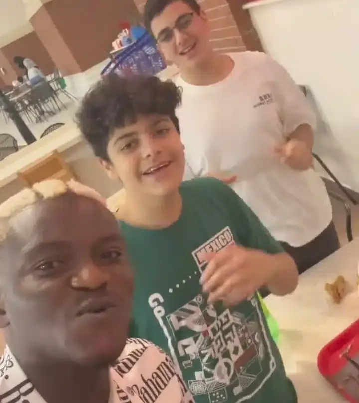 'Wetin zazoo dey talk' - Video of Portable speaking with caucasian boys in Qatar sparks reactions