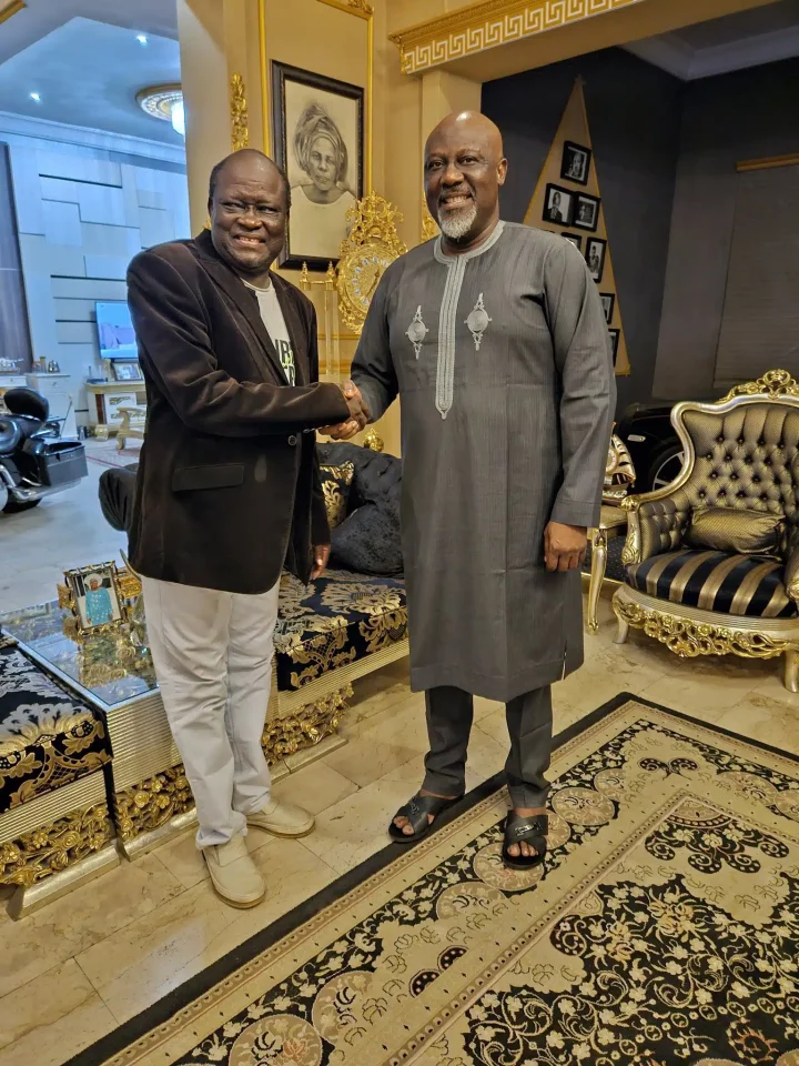 'These housemates get better connection' - Photo of Ilebaye's dad and Dino Melaye trends