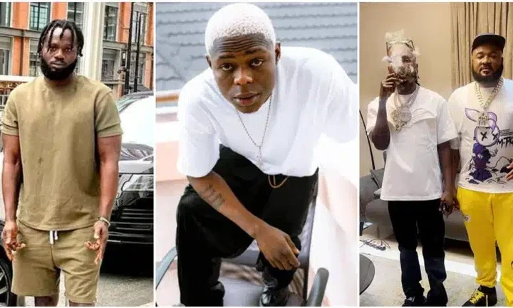 "Who be you sef" - Davido's close associate Morgan DMW calls out Sam Larry after Mohbad's death.