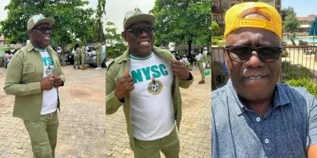 Kenny Ogungbe causes buzz as he passes out from NYSC at 53