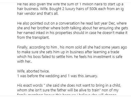 After being called out by wife, husband opens up on why he refused to include wife's name on his properties