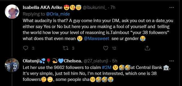 'Go on date with your 39 followers' - Lady drags man who offered to take her out on Valentine's Day