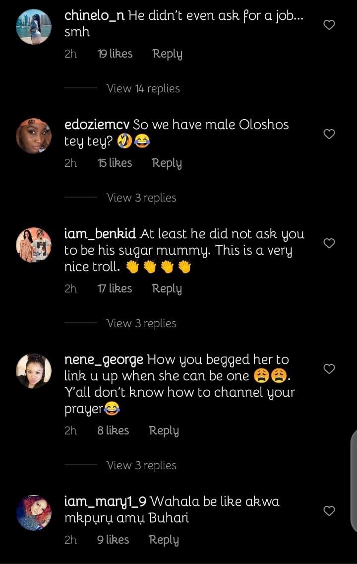 Reactions as Kate Henshaw exposes a fan demanding for sugar-mummy referrals