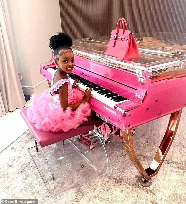 Cardi B and husband Offset give daughter Kulture a $20K Birkin bag for her fifth birthday (Photos)
