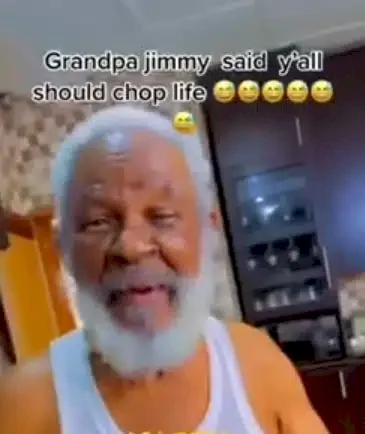 'Any moment you see opportunity to chop life, seize it!' - Elderly man advises (Video)