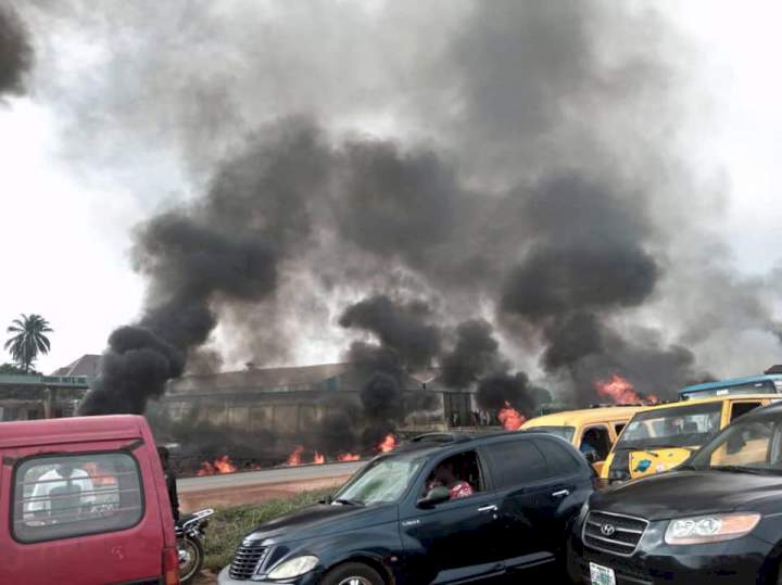 Two burnt to death as tanker explodes in Anambra 