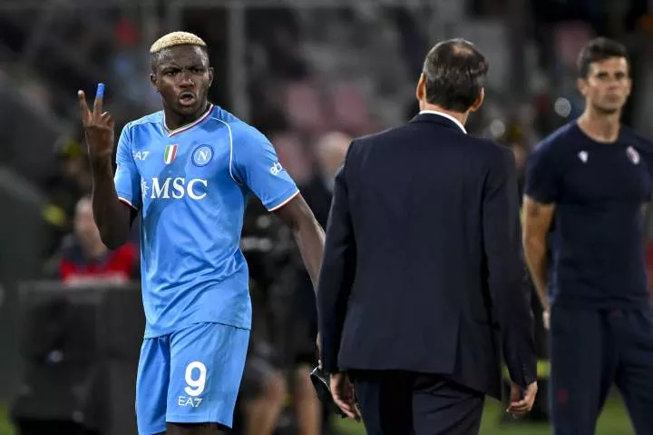 Victor Osimhen falls out with Napoli manager Rudi Garcia - Imago