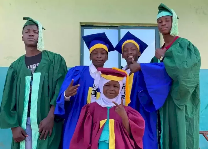 "Thank you for sponsoring our education" - Ikorodu Bois appreciate Femi Otedola and Dj Cuppy on their graduation.
