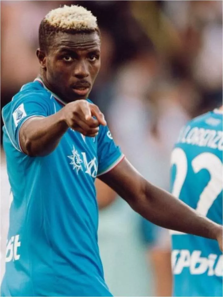Victor Osimhen was on target again for Napoli. (Photo Credit: Asiwaju Lerry/X)