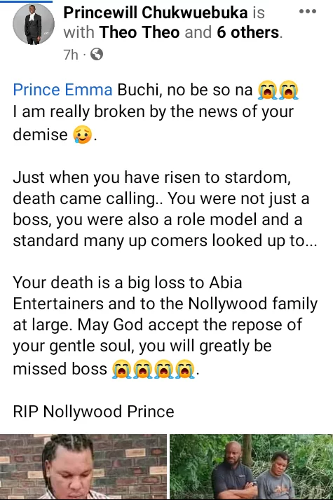 Police confirm murder of Nollywood actor, Emma Buchi in Asaba 