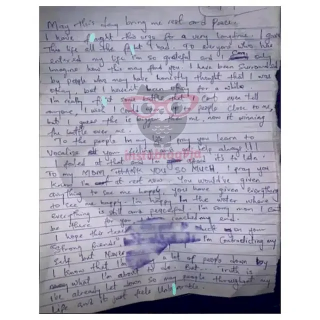 'I have been dead inside for too long' - Young man reportedly ends it all after leaving cryptic note in Abuja