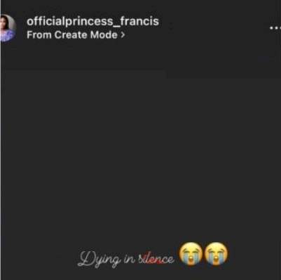 'Someone should check on her' - BBNaija Princess' post about 'dying in silence' arouses concern
