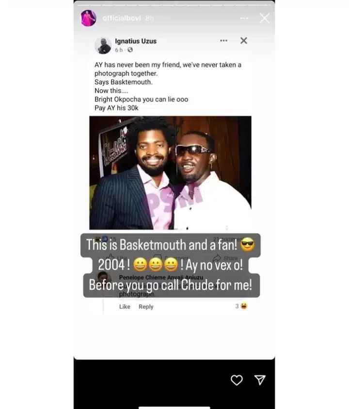 'People got to know about Bovi proper through AY's show; loyalty's scarce' - MC morris drags Bovi for shading AY