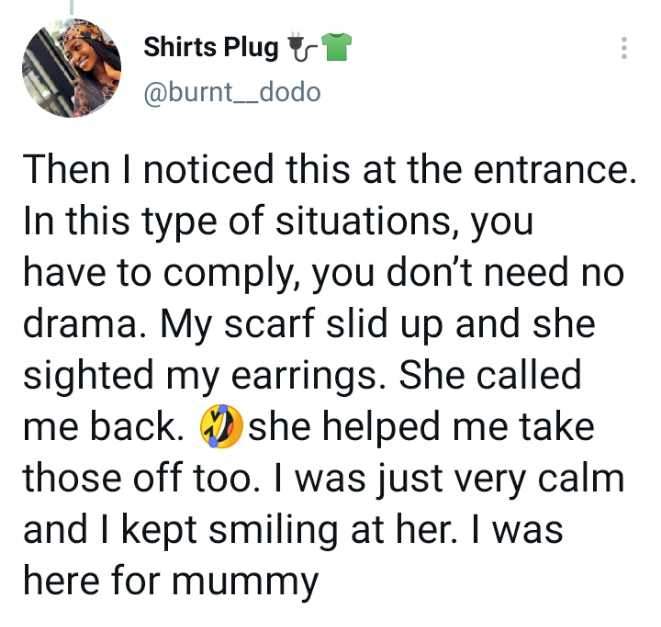 Lady shares photo of what she noticed at the entrance of Mummy GO's church