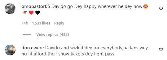'Na we dey fight ourselves' - Fans confess as Wizkid jumps for joy to Davido's Champion Sound (Video)