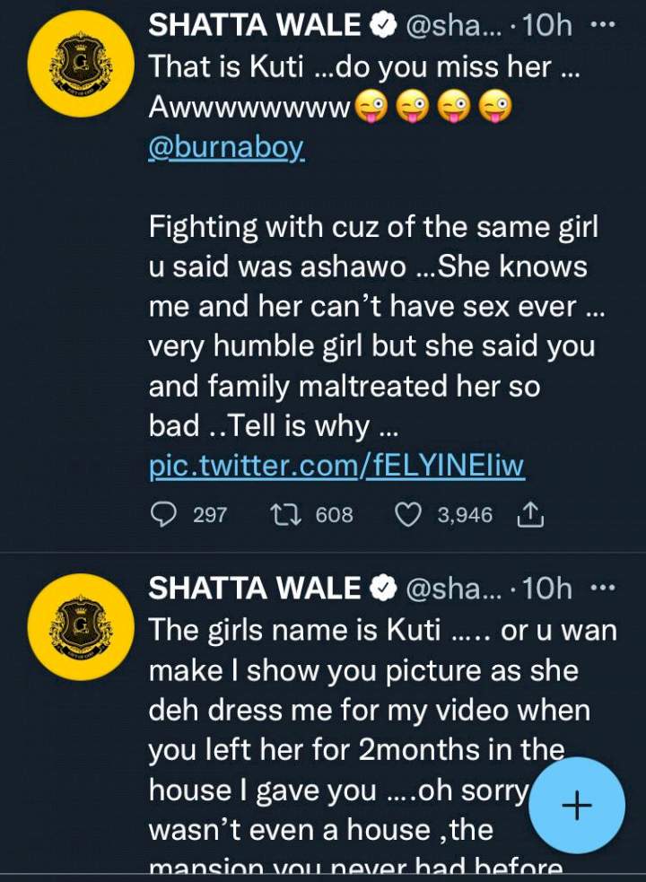 The girls you molested will soon start talking - Shatta Wale says as he reveals reason for beef with Burna Boy