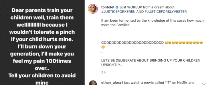 'Tell your children to avoid mine' - Tonto Dikeh sends warning note to parents of bullies