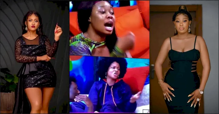Rachel sheds tears as she clashes with Phyna over claims of 'being on ban for two weeks' (video)