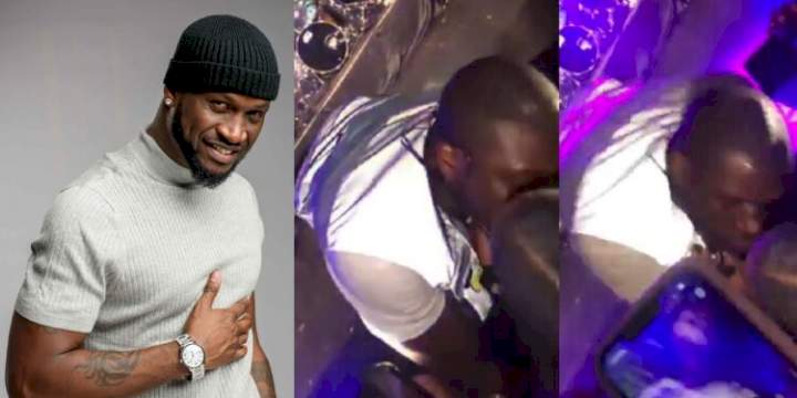 Moment singer Mr P passionately locked lips with female fan during a recent performance (Video)