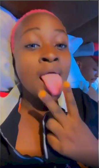 'Anita your man too sweet' - Side chic notifies main girlfriend after love-making with her boyfriend (Video)