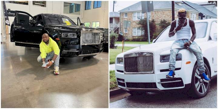 "I don't use my father's money for hype" - Shatta Wale shades Davido over his new Rolls Royce