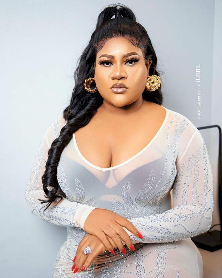 'Speak up, believe in yourself' - Nkechi Blessing's politician boyfriend reacts to her suspension from Nollywood