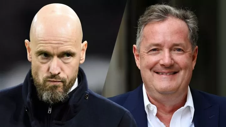 Piers Morgan calls Man.United coach Erik ten Hag a 