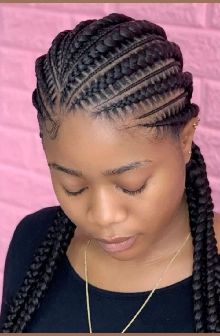 Very beautiful African braids hairstyles to try out.