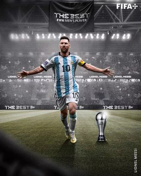 Messi is the best men's player in the world (FIFA)