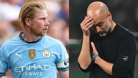 'Not my business' - Guardiola issues strange response to De Bruyne contract situation