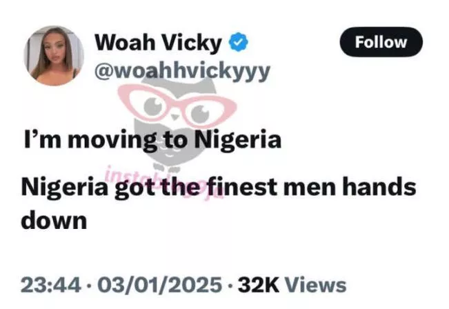 American content creator's plan to relocate to Nigeria sparks reactions online