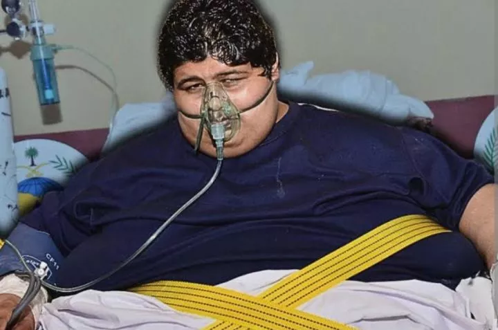 World?s heaviest man, Khalid bin Mohsen Shaari is unrecognisable as he loses 542kg after offer from Saudi King (photos)