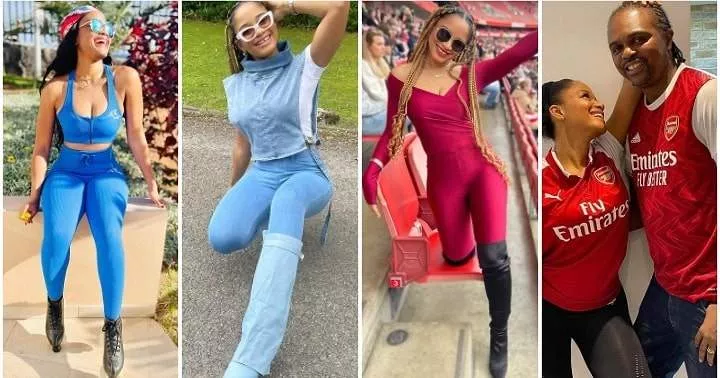 Photos of Kanu Nwankwo's hot wife who's a mum of 3 with first son, 19, goes viral