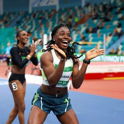 Nigerian superstar Tobi Amusan.