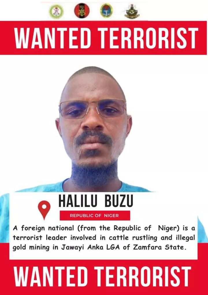 Military declares Nigerien terrorist wanted for Zamfara killings