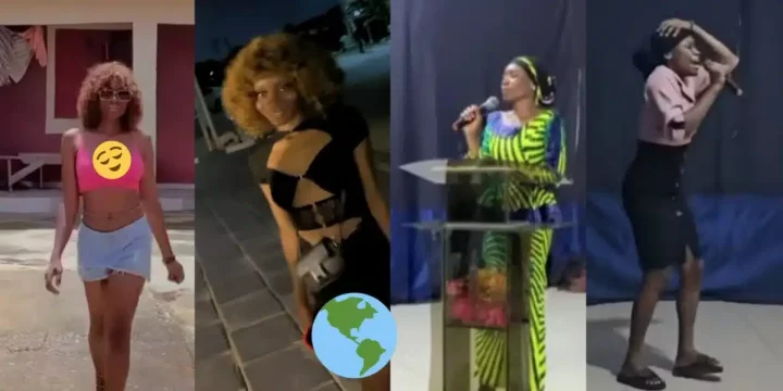 Lady shares transformation from baddie to Jesus girl, video stirs reactions