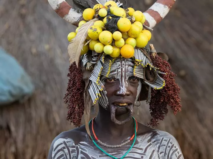 Meet The Tribe That Wears Horn On Their Head To Show Beauty