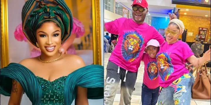 Tonto Dikeh addresses dating rumor following pose with mystery man