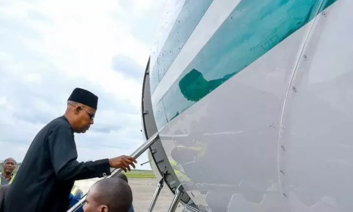 JUST IN: VP Shettima departs Dubai for Saudi Arabia [VIDEO]