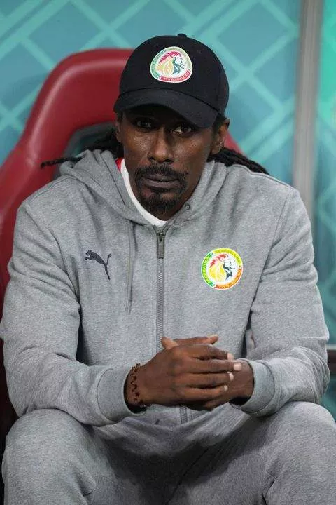 Aliou Cisse head coach of Senegal on November 29, 2022. - Imago