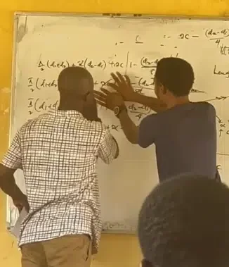 'You got it wrong' - Drama as student corrects his lecturer in class