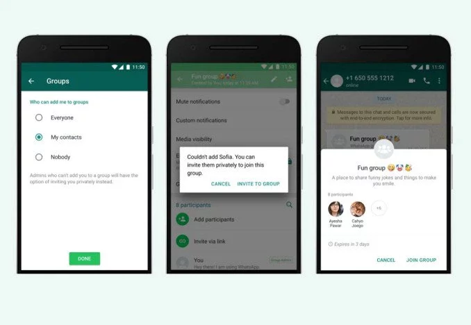 How to Stop someone From Adding You to WhatsApp Groups using Android