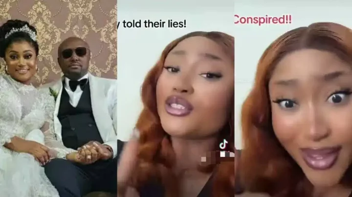 "They told lies but God favours me" - Israel DMW's wife unbothered as she vibes to gospel song amidst their fight