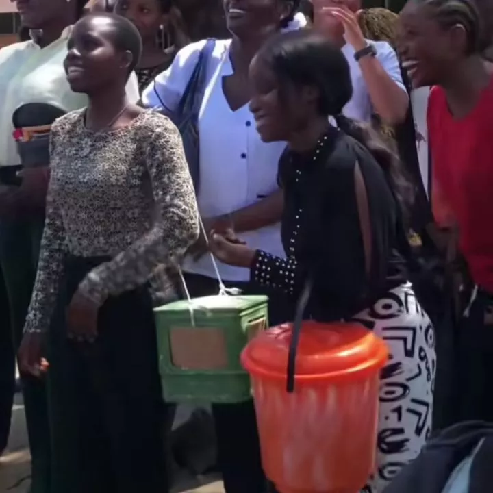 UNIBEN students shake the internet as they rock indomie cartons, pots, and stoves on 'no bag day'