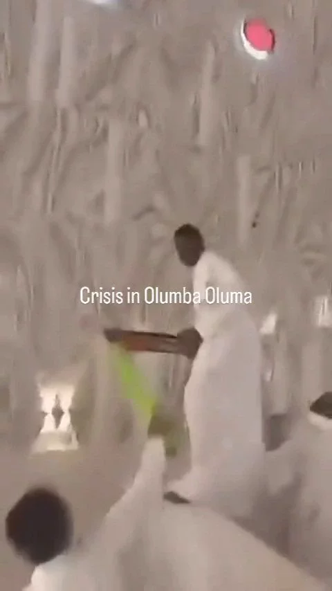 Chaos in Olumba Olumba as members allegedly refuse to worship Roland Olumba Obu (video)