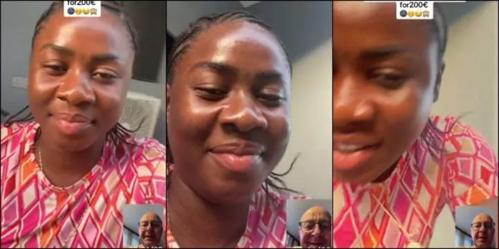 Lady shows off hairstyle to her Caucasian man after billing him €200 for it