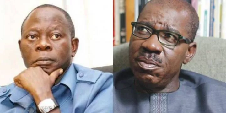 Edo: 'I know he's politically dead' - Oshiomhole mocks Obaseki after APC's victory