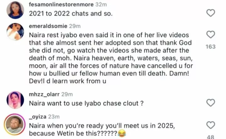 Naira Marley dragged for leaking his chat with Iyabo Ojo before Mohbad's death